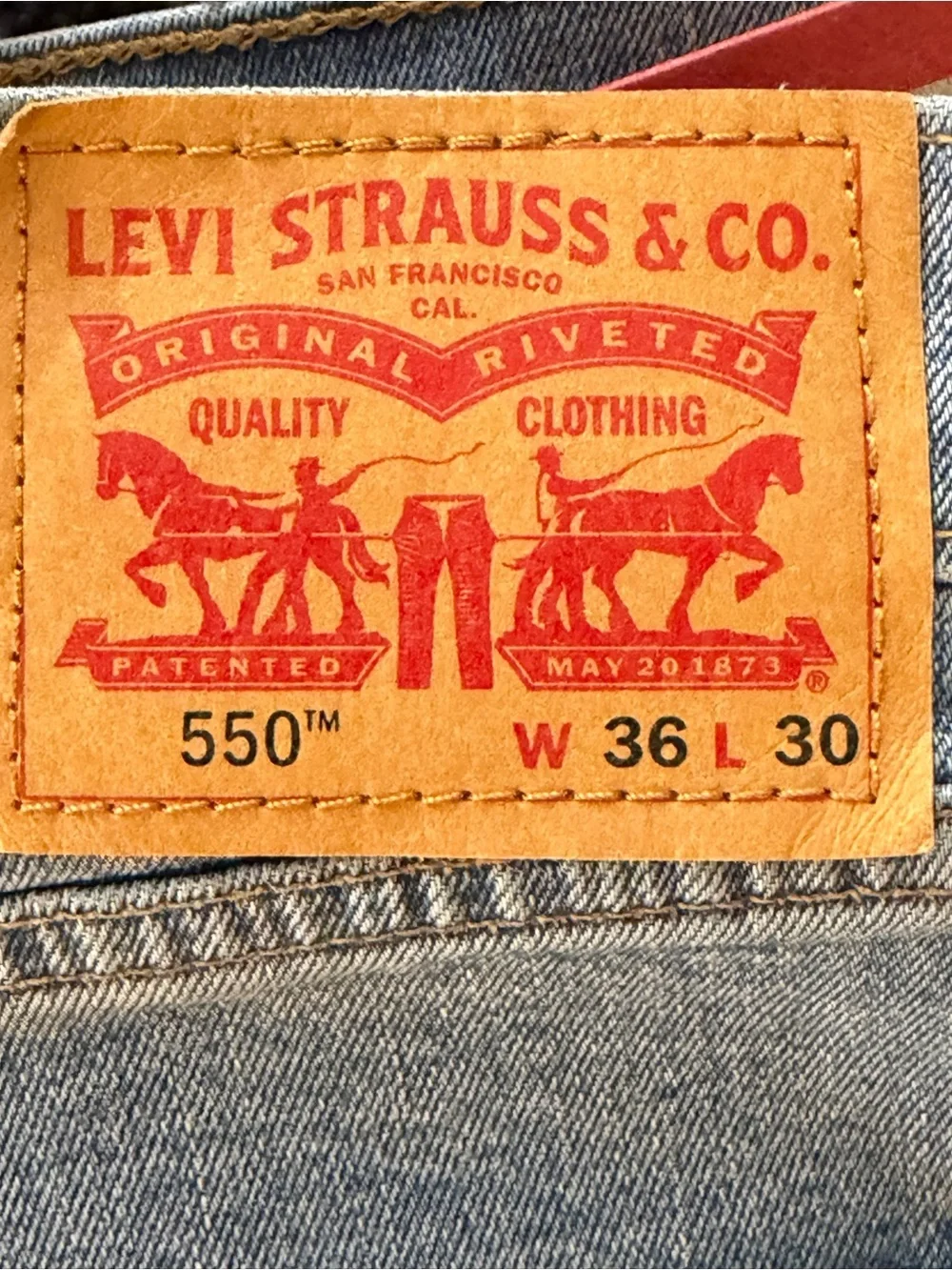 Levi’s 550 Relaxed Fit Jeans